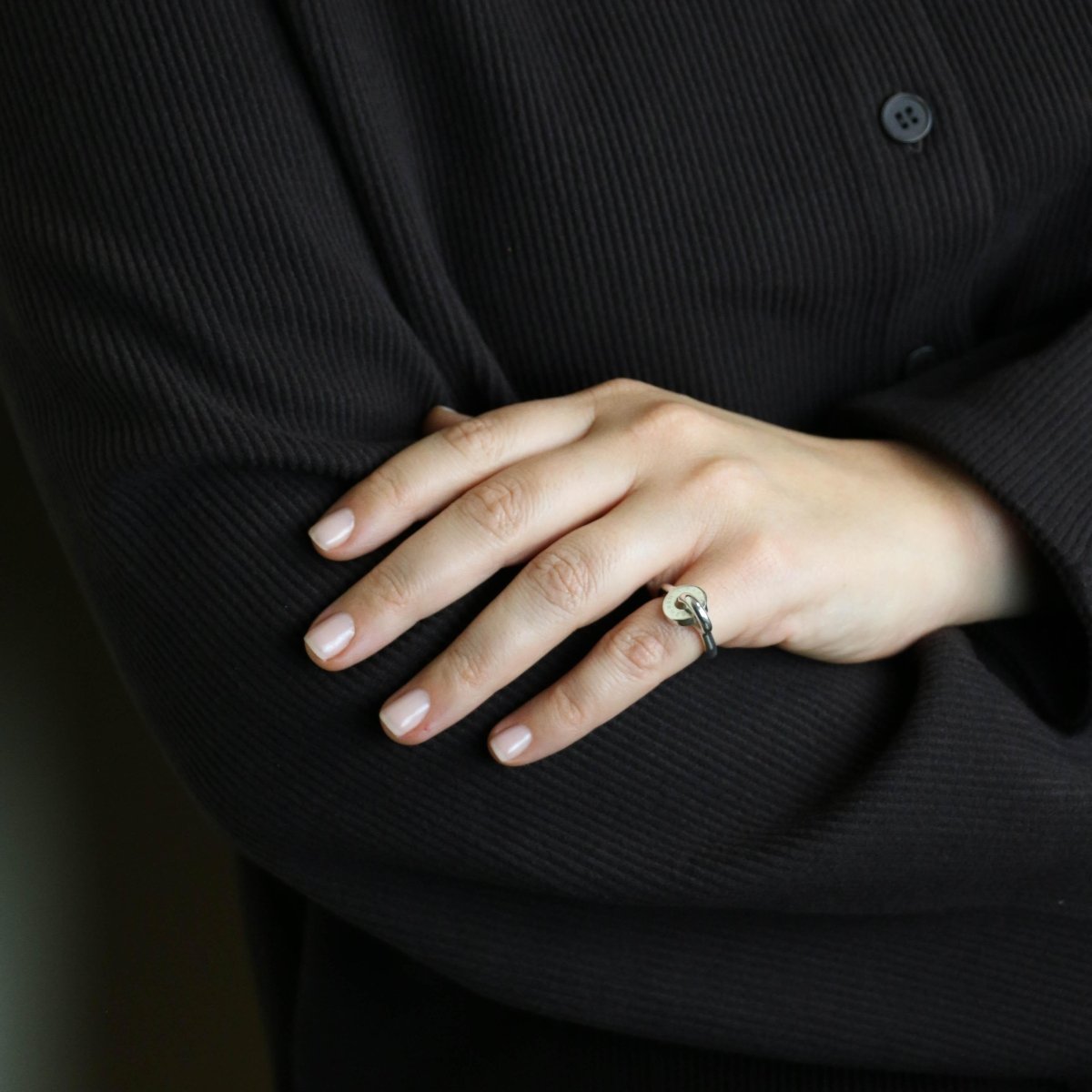 Bague HERMÈS "Voltige" en argent - Castafiore