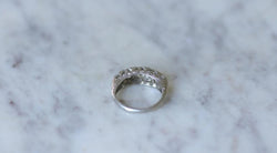 Bague Jarretière Art Deco Diamants 1,05 Cts - Castafiore