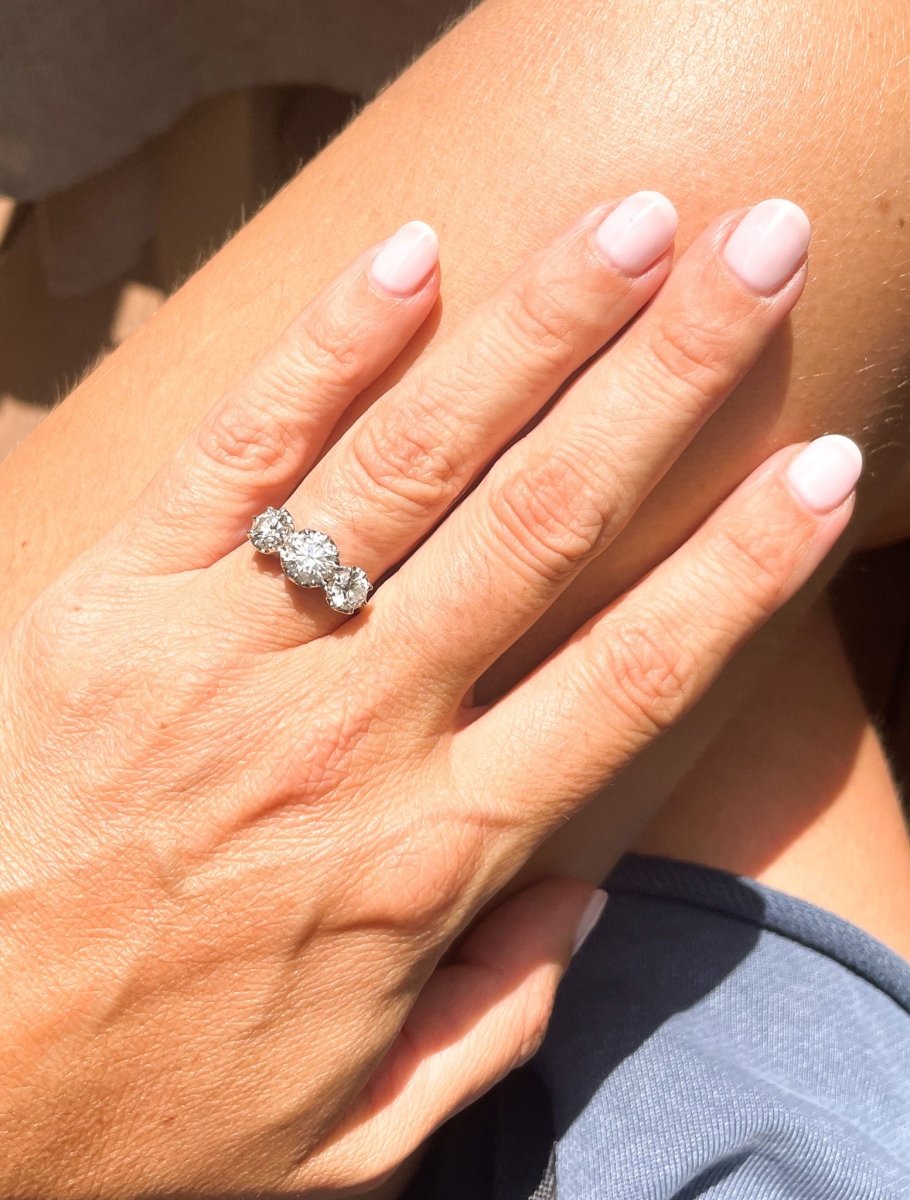 Bague Jarretière Diamants - Castafiore