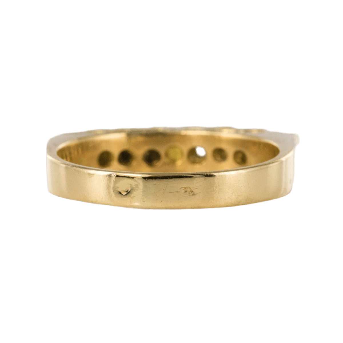 Bague Jarretière en or jaune et diamants - Castafiore