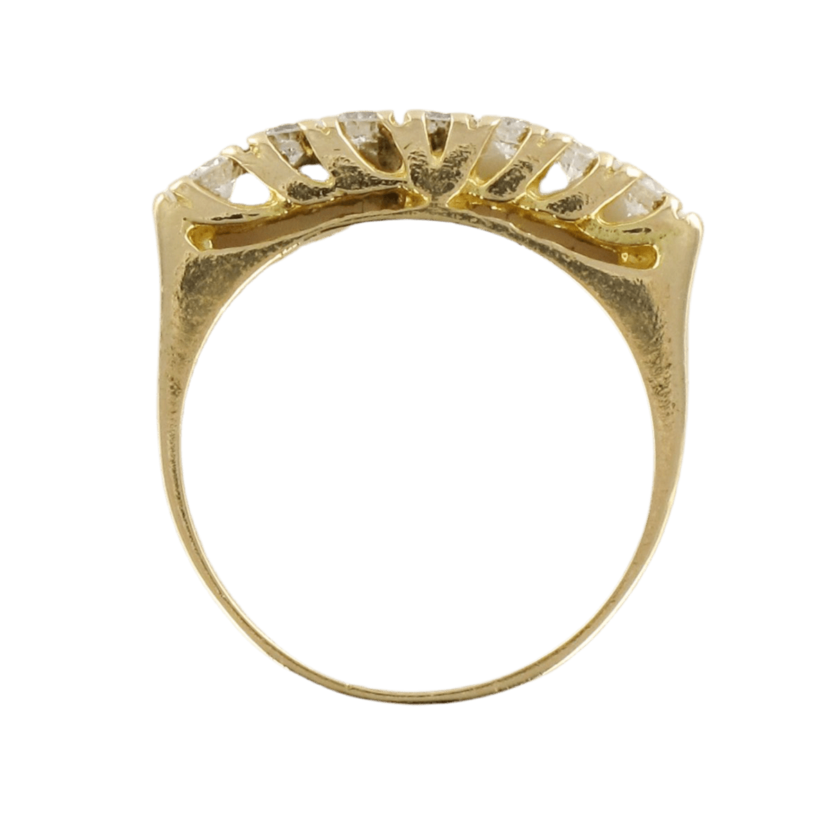 Bague Jarretière en or jaune et diamants - Castafiore