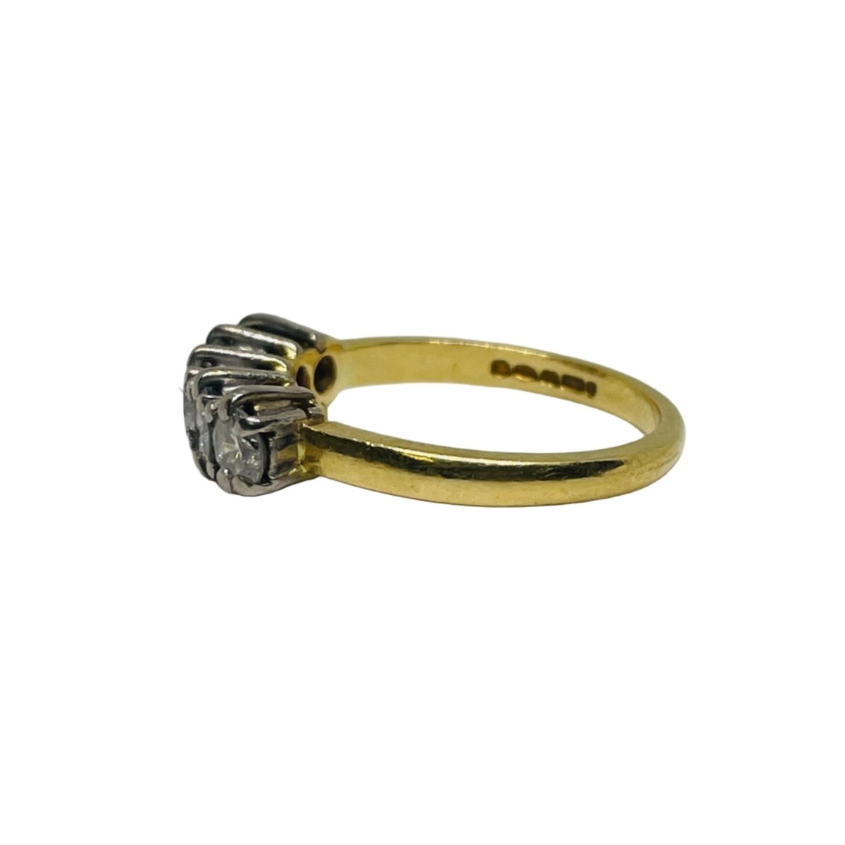 Bague Jarretière en or jaune et diamants - Castafiore