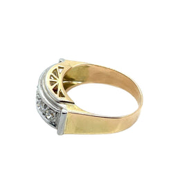 Bague Jarretière en or jaune, platine, et diamants - Castafiore