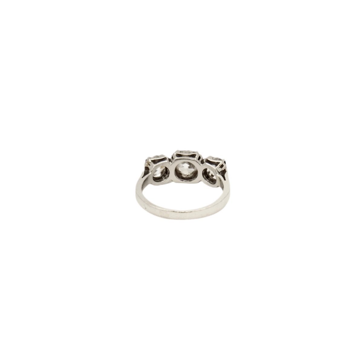 Bague Jarretière en platine et diamants - Castafiore
