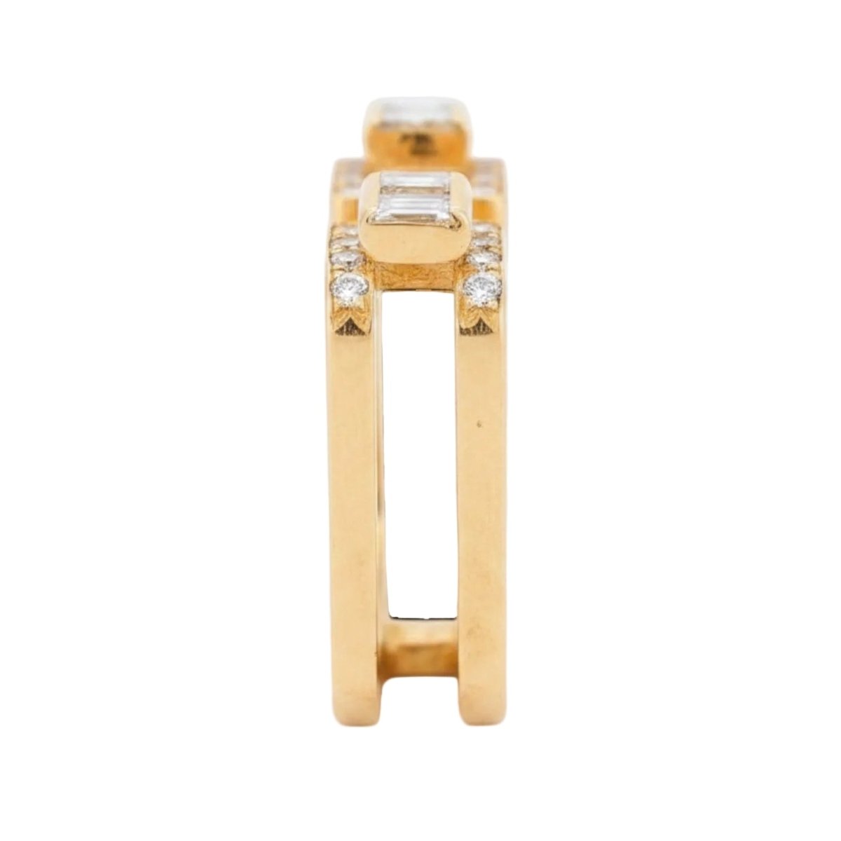 Bague JEAN VENDÔME en or jaune et diamants - Castafiore