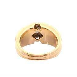 Ring signed Boucheron diamonds in gold