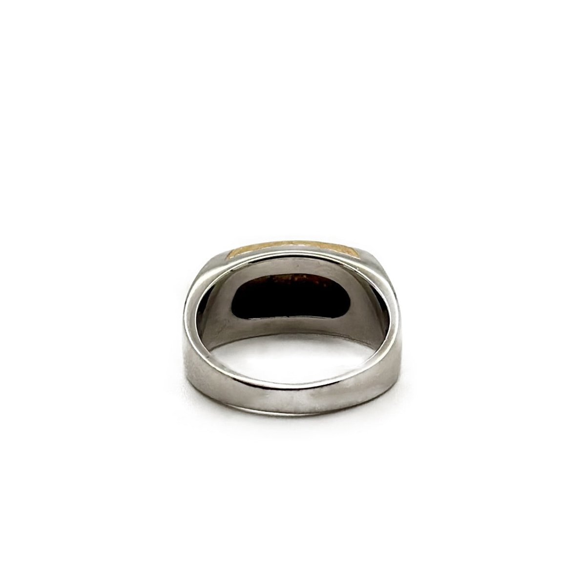 Bague Jonc BULGARI "Tronchetto" en or jaune et or blanc - Castafiore
