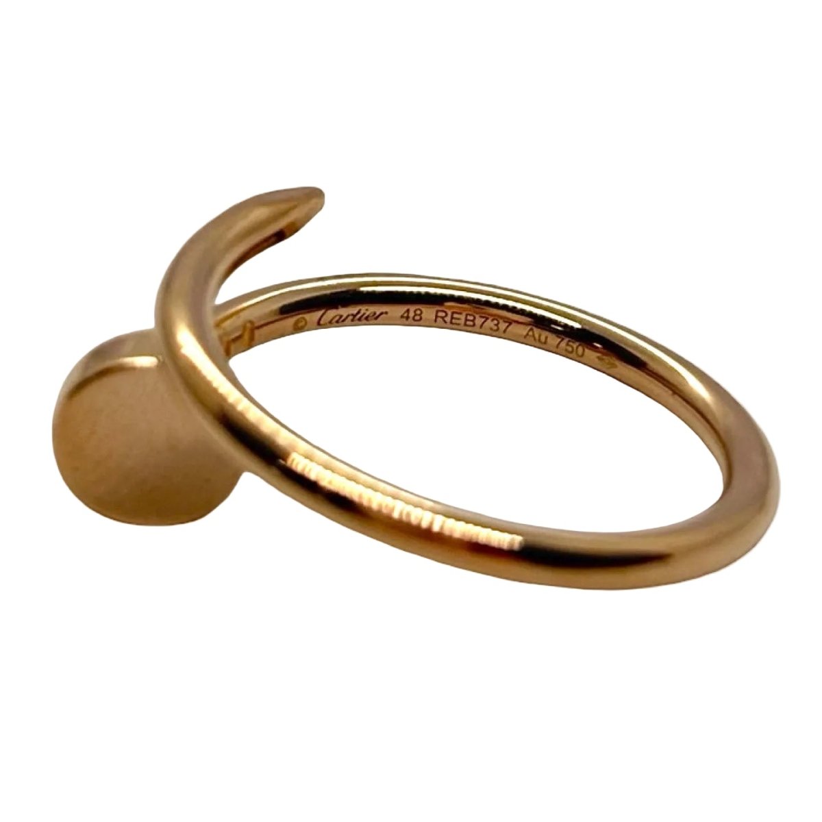 Bague Jonc CARTIER "Clou" en or rose - Castafiore