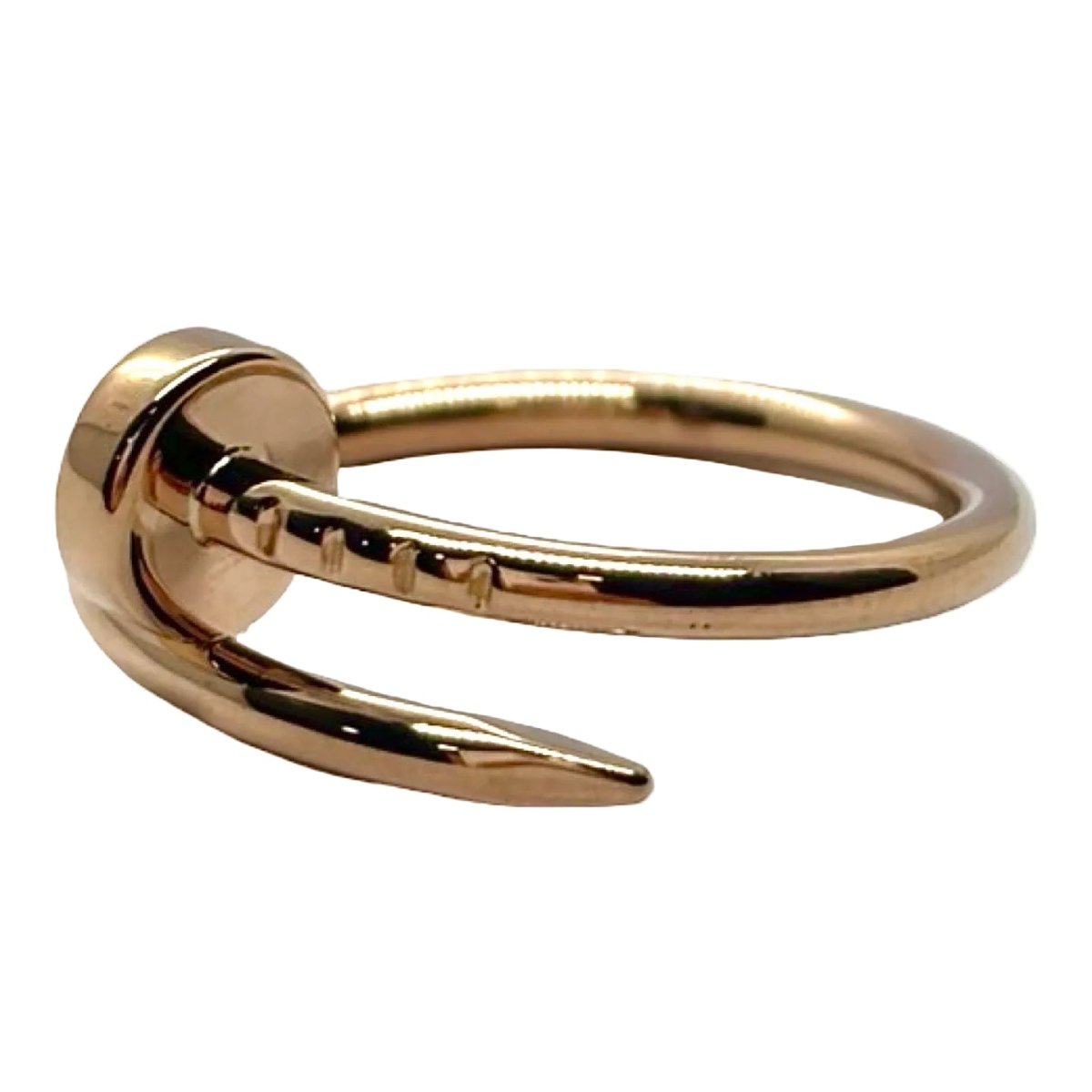 Bague Jonc CARTIER "Clou" en or rose - Castafiore