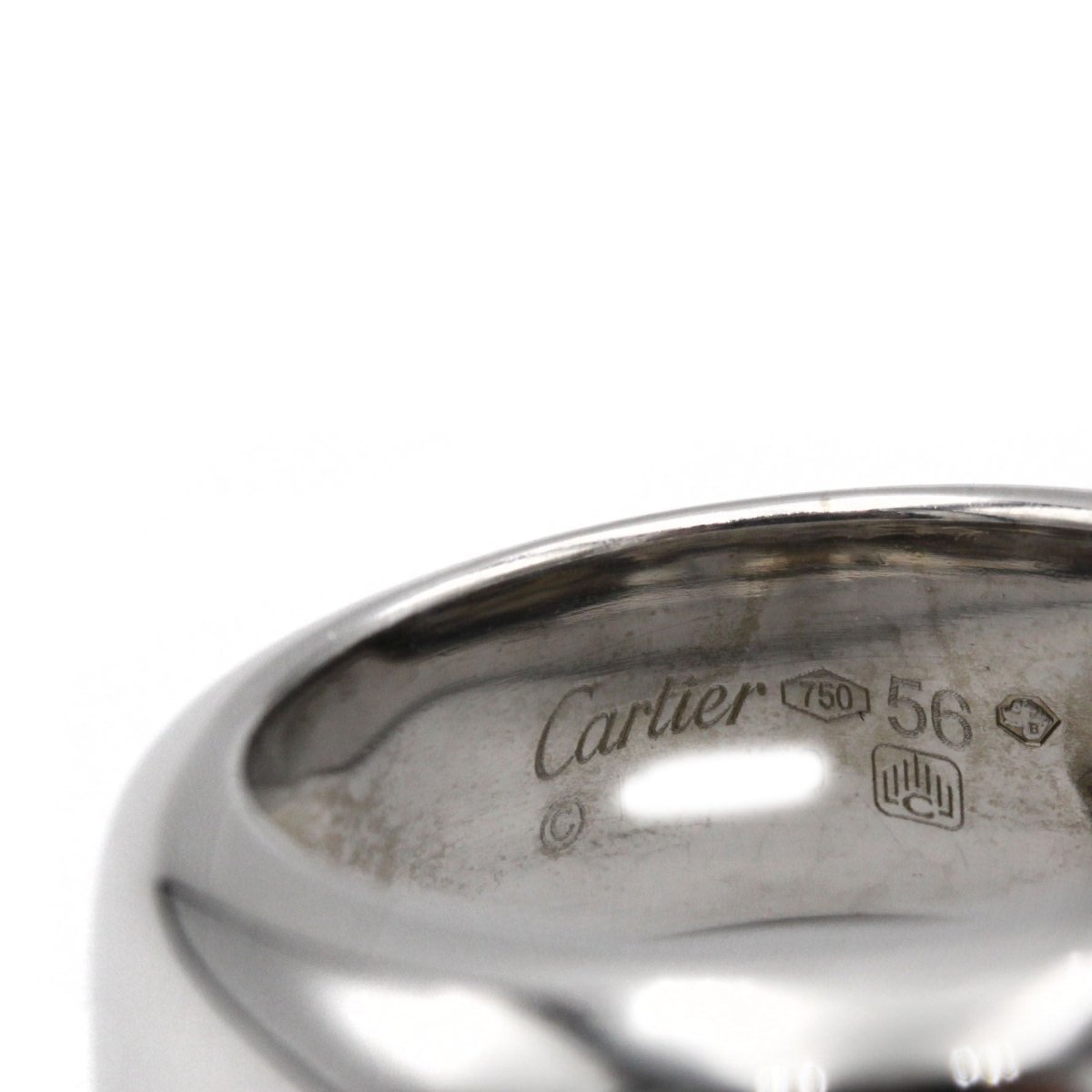 Bague Jonc CARTIER en or blanc - Castafiore