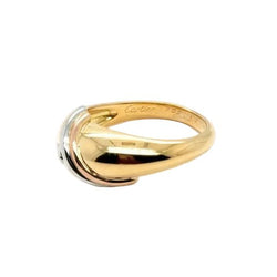 Bague Jonc CARTIER en or blanc, or jaune et or rose - Castafiore