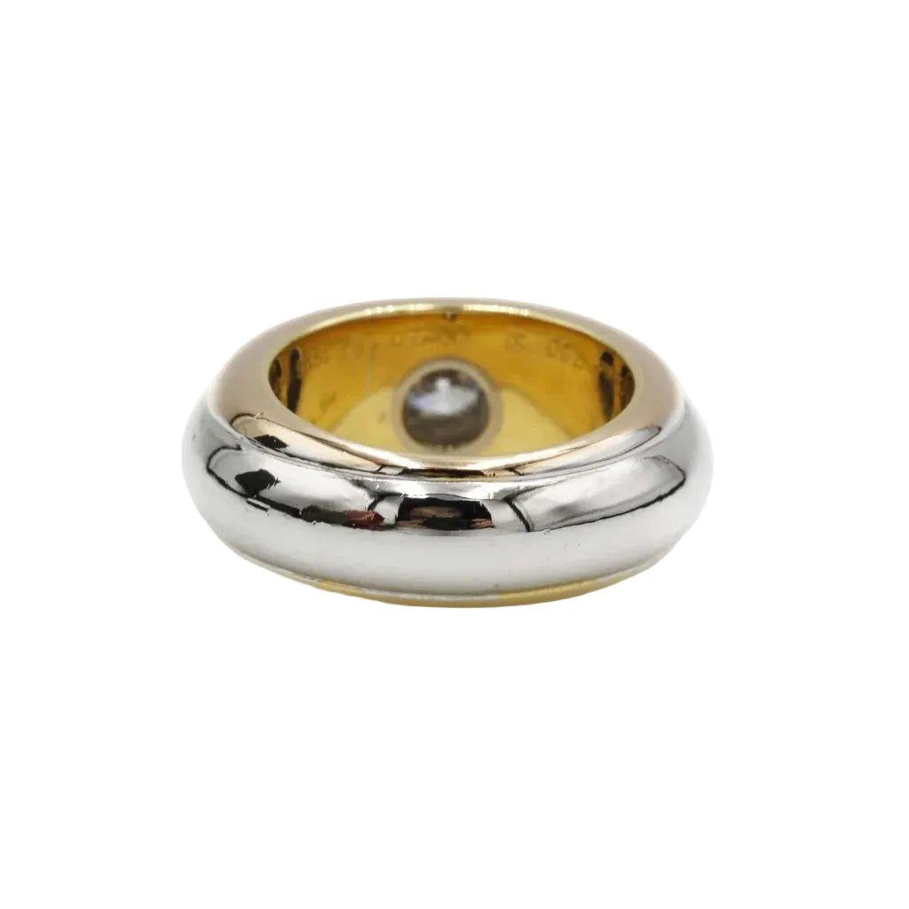 Bague Jonc CARTIER en or blanc, or jaune, or rose et diamant - Castafiore