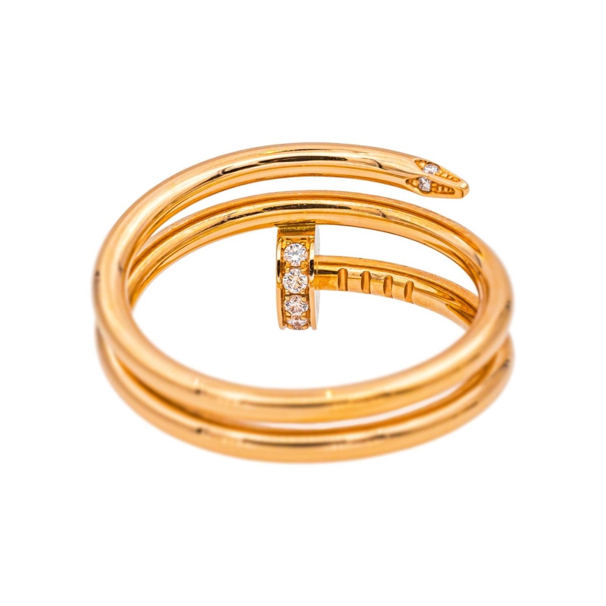 Cartier Ring Just a rose gold nail diamond