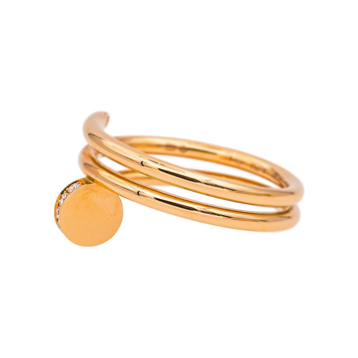 Cartier Ring Just a rose gold nail diamond
