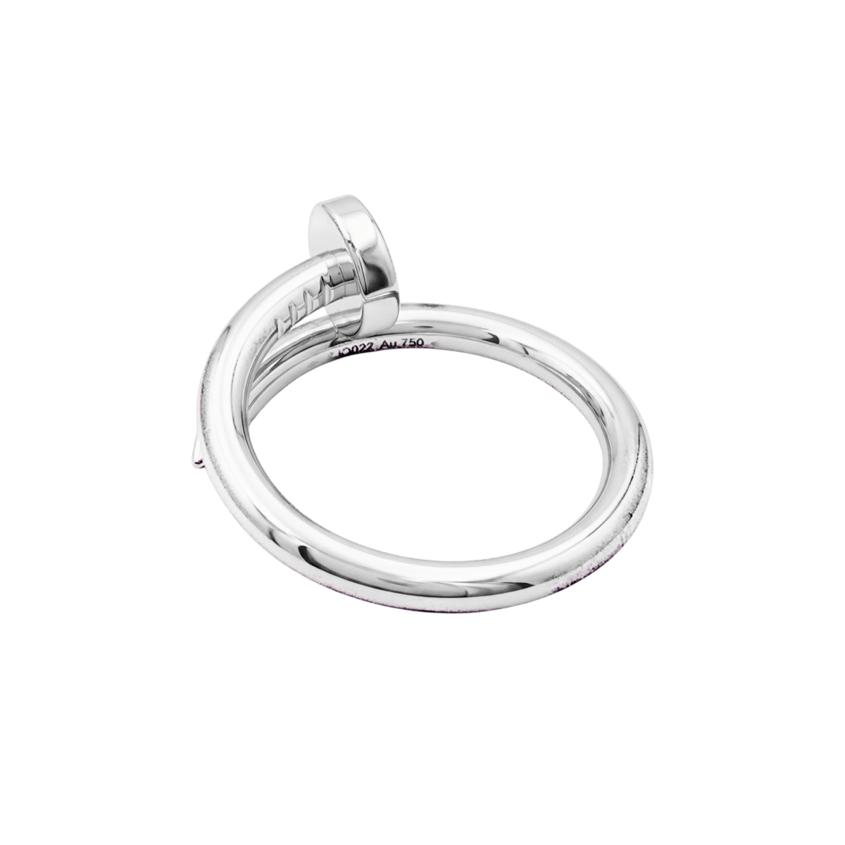 Bague Jonc CARTIER "Juste un clou" en or blanc - Castafiore