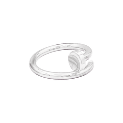 Bague Jonc CARTIER "Juste un clou" en or blanc - Castafiore
