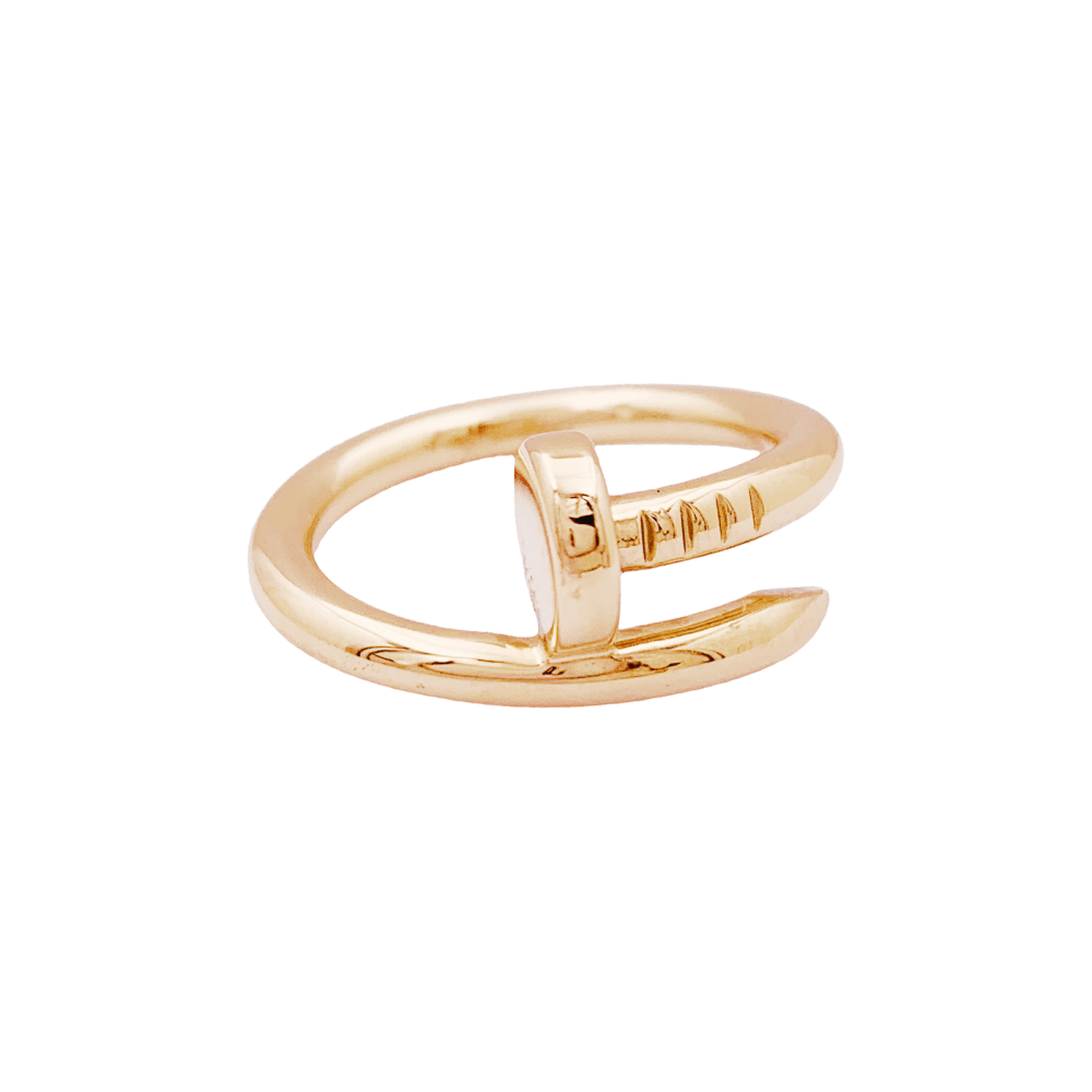 Bague Jonc CARTIER "Juste un Clou" en or rose - Castafiore