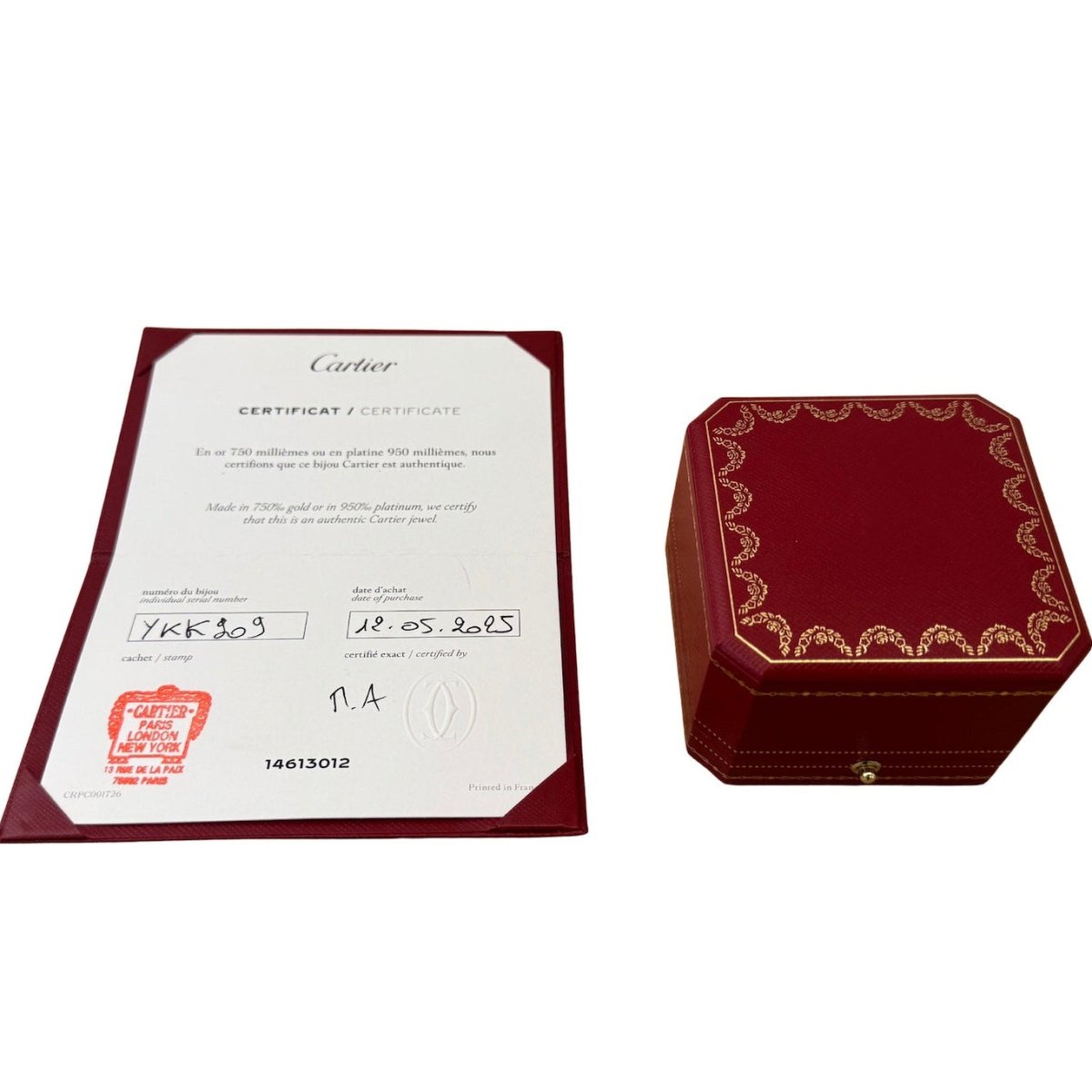 Bague Jonc CARTIER "Juste un Clou" en or rose et diamants - Castafiore