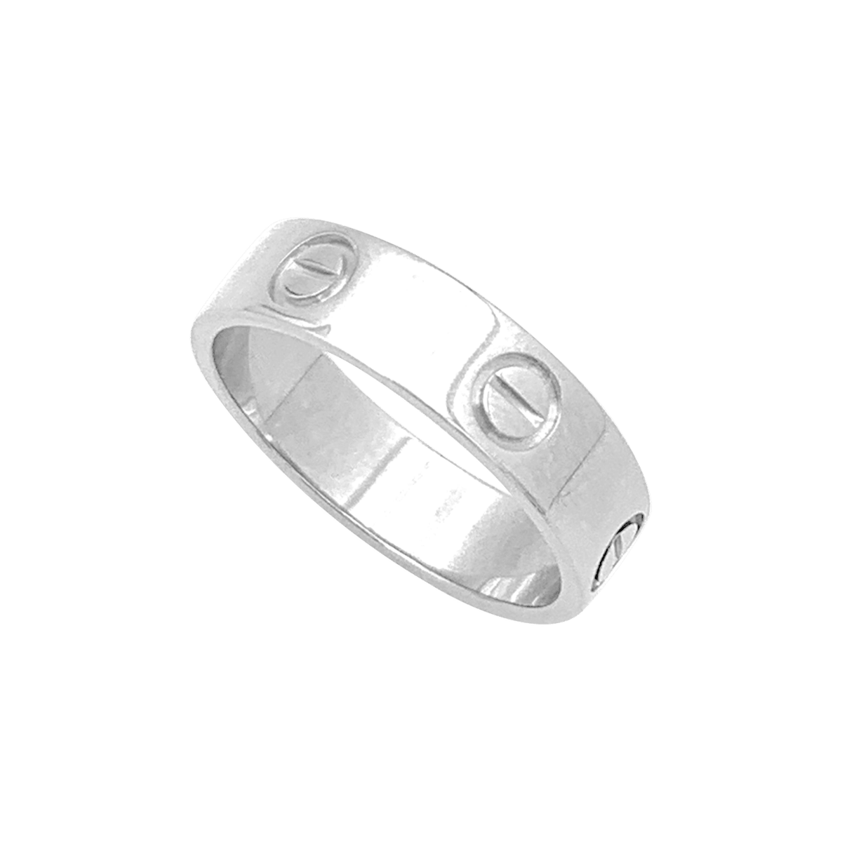 Bague Jonc CARTIER "Love" en or blanc - Castafiore