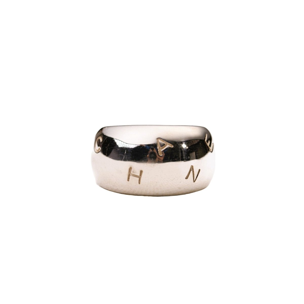 Bague Jonc CHANEL en argent - Castafiore