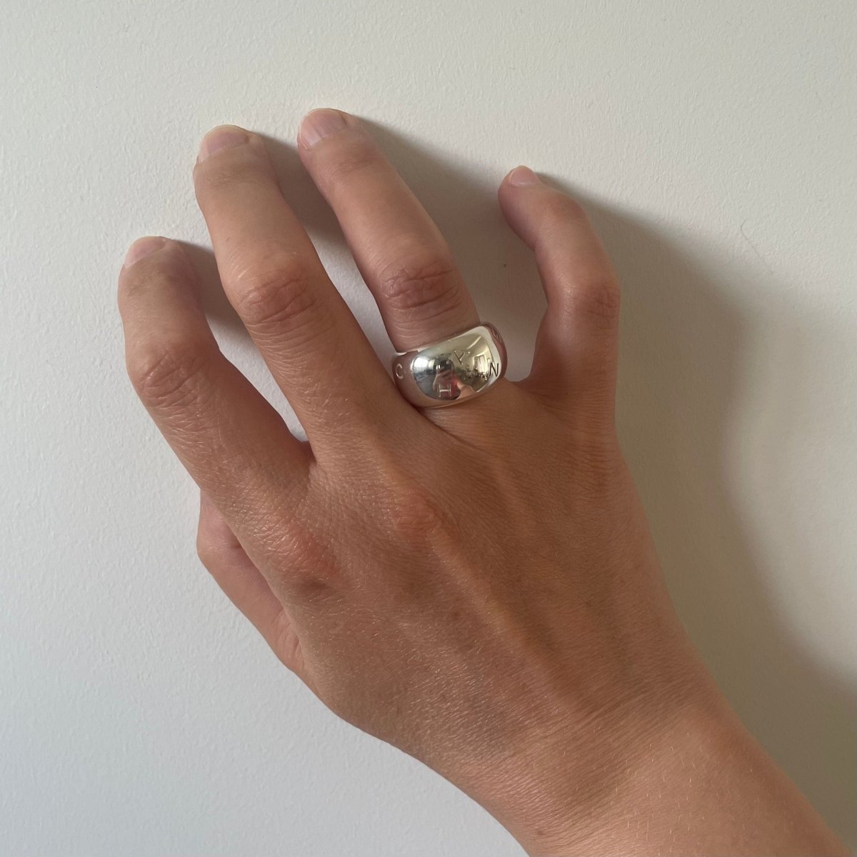 Bague Jonc CHANEL en argent - Castafiore