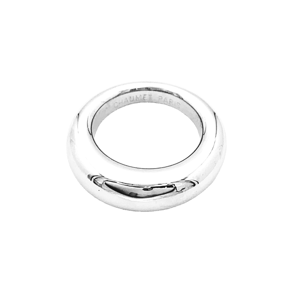 Bague Jonc CHAUMET "Anneau" en or blanc - Castafiore