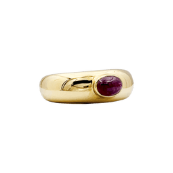 Ring Chaumet, "Anneau yellow gold and rubies.
