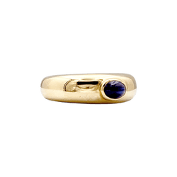 Ring Chaumet, "Anneau" in yellow gold and sapphire.