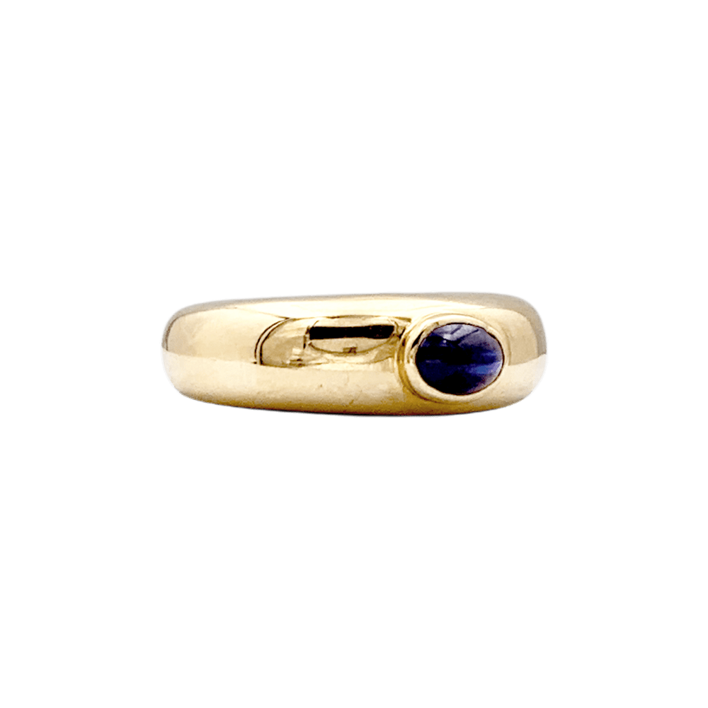 Ring Chaumet, "Anneau" in yellow gold and sapphire.