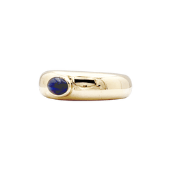 Ring Chaumet, "Anneau" in yellow gold and sapphire.