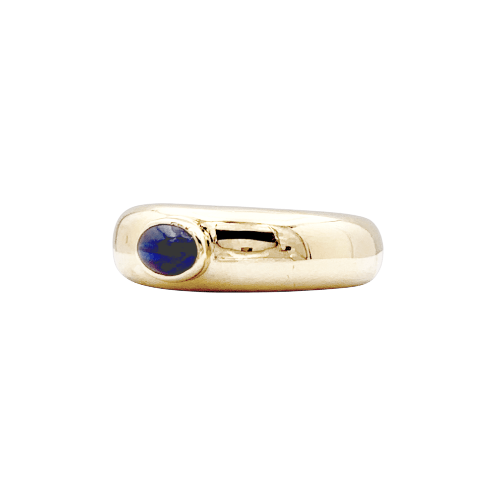 Ring Chaumet, "Anneau" in yellow gold and sapphire.