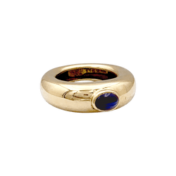Ring Chaumet, "Anneau" in yellow gold and sapphire.