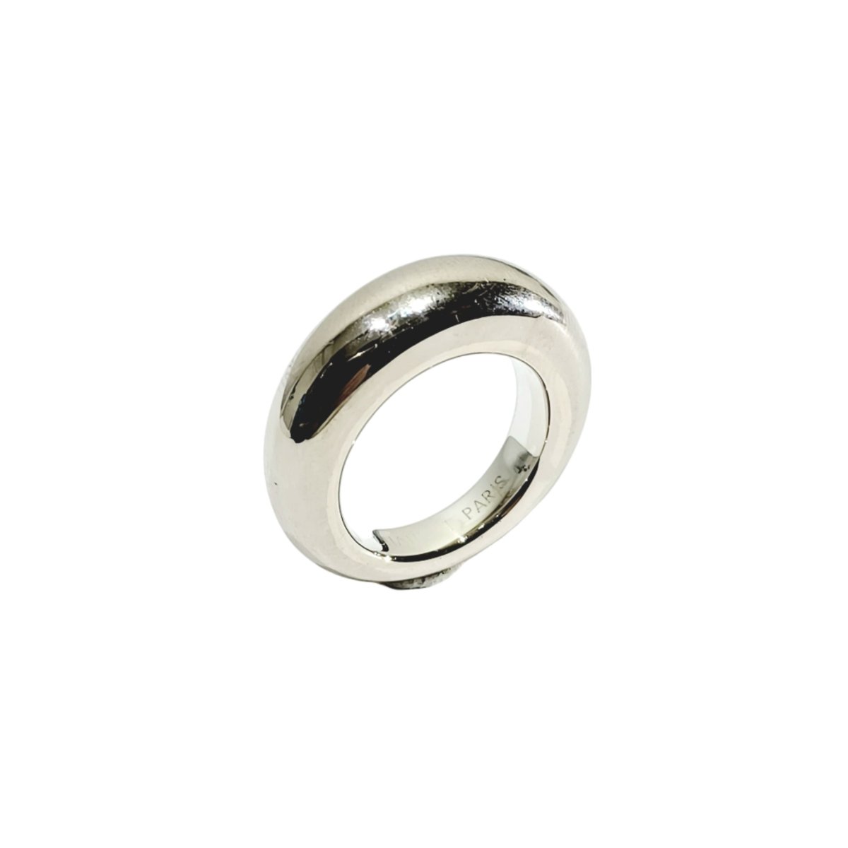 Bague Jonc CHAUMET en or blanc - Castafiore