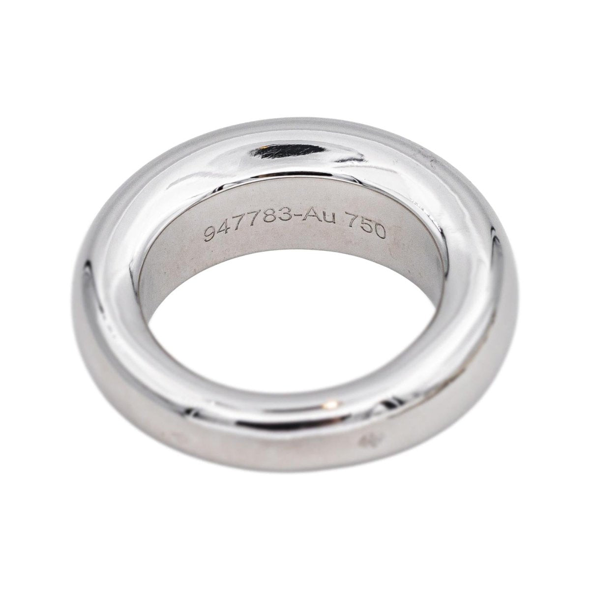 Bague Jonc CHAUMET en or blanc - Castafiore