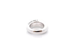 Bague Jonc CHAUMET en or blanc - Castafiore