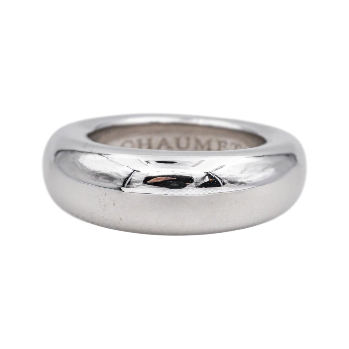 Bague Jonc CHAUMET en or blanc - Castafiore