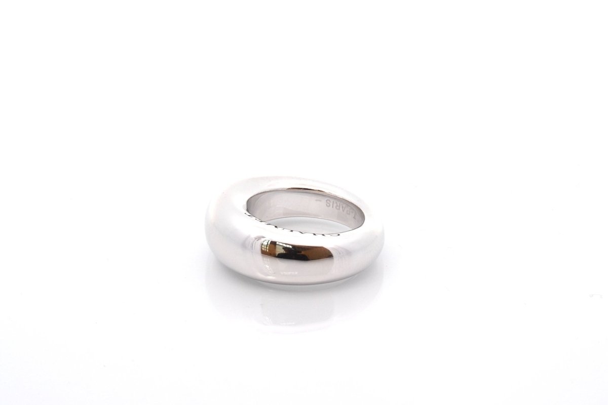Bague Jonc CHAUMET en or blanc - Castafiore