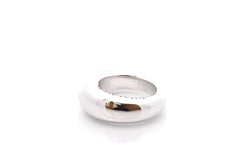 Bague Jonc CHAUMET en or blanc - Castafiore