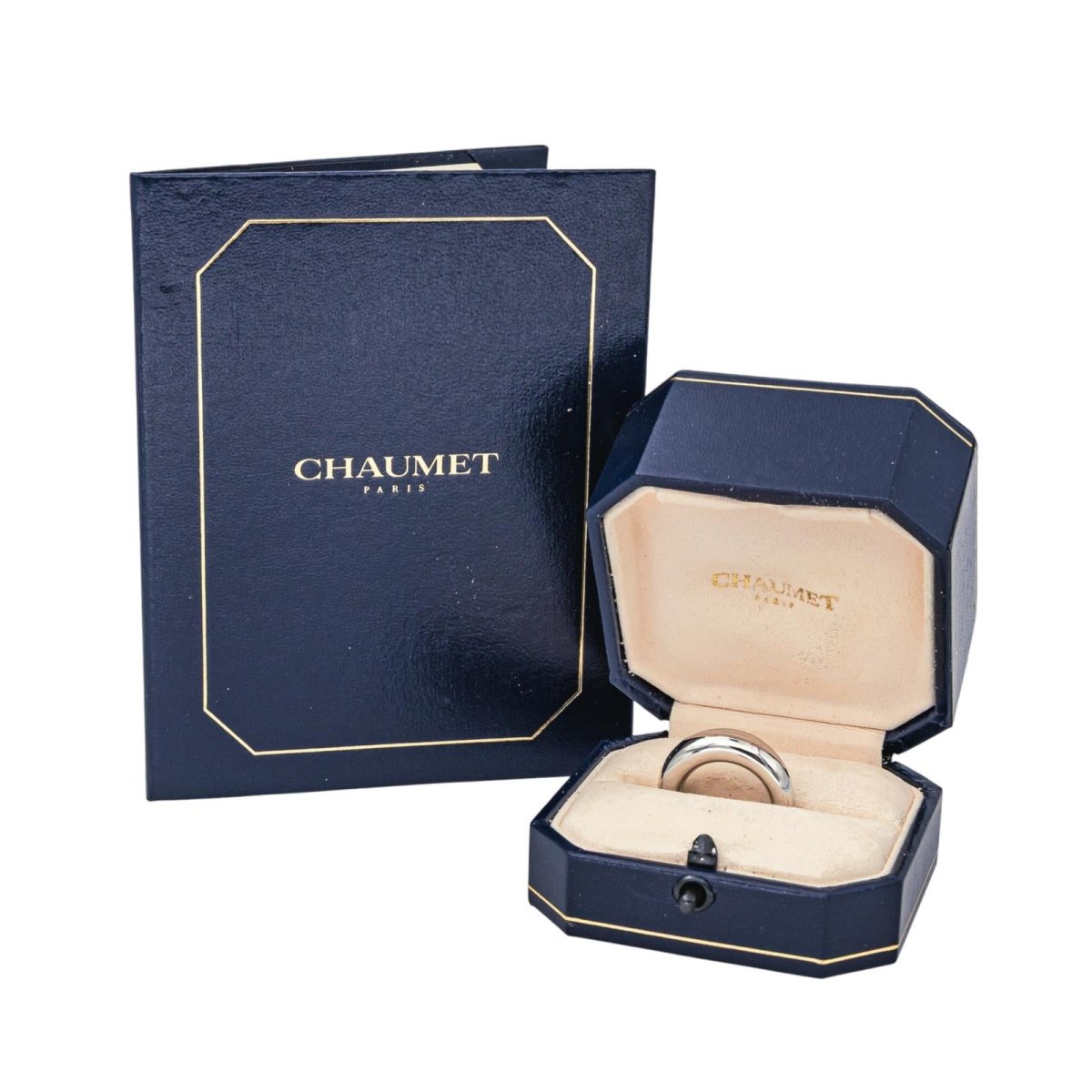 Bague Jonc CHAUMET en or blanc - Castafiore