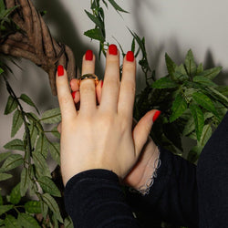 Bague Jonc CHAUMET en or jaune - Castafiore