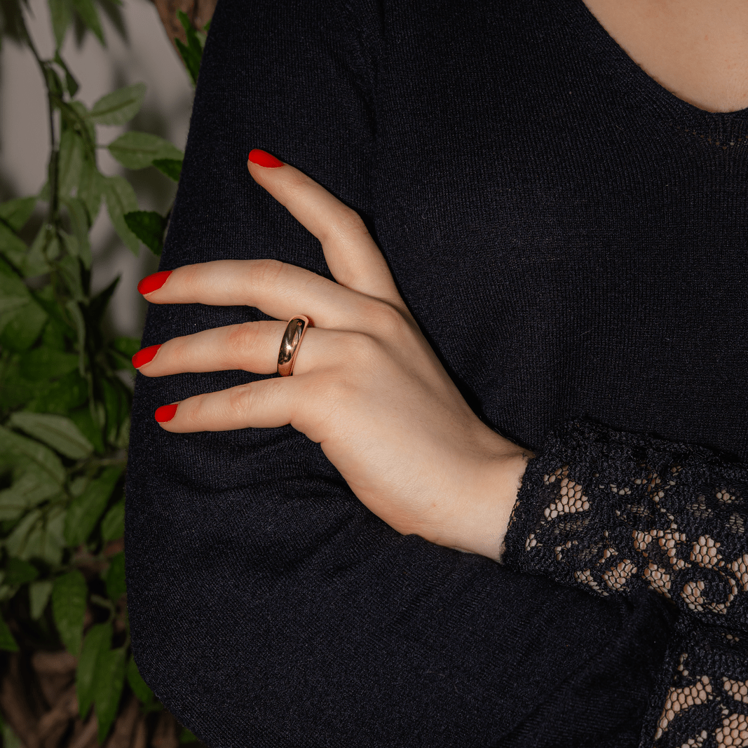 Bague Jonc CHAUMET en or jaune - Castafiore