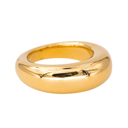 Bague Jonc CHAUMET en or jaune et saphir - Castafiore