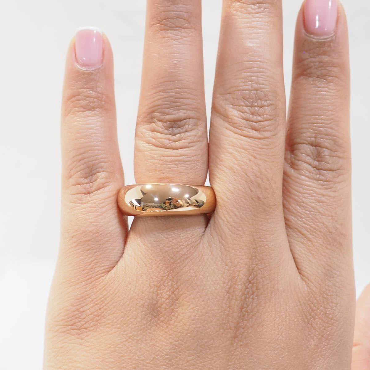 Bague Jonc CHAUMET en or rose - Castafiore