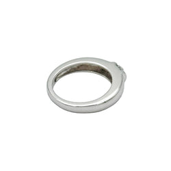 Bague Jonc CHAUMET "Gioia" en or blanc et diamant - Castafiore