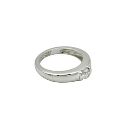 Bague Jonc CHAUMET "Gioia" en or blanc et diamant - Castafiore