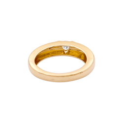 Bague Jonc CHAUMET "Gioia" en or jaune et diamant - Castafiore