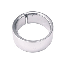 Bague Jonc CHAUMET "Liens" en or blanc et diamants - Castafiore