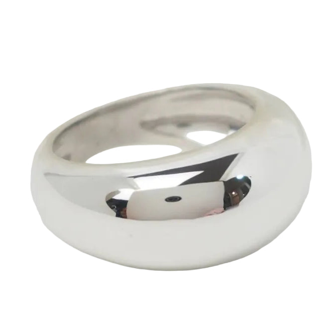 Bague jonc en or blanc - Castafiore