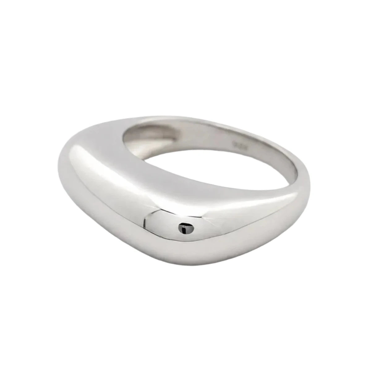 Bague Jonc en or blanc - Castafiore