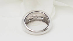 Bague jonc en or blanc - Castafiore